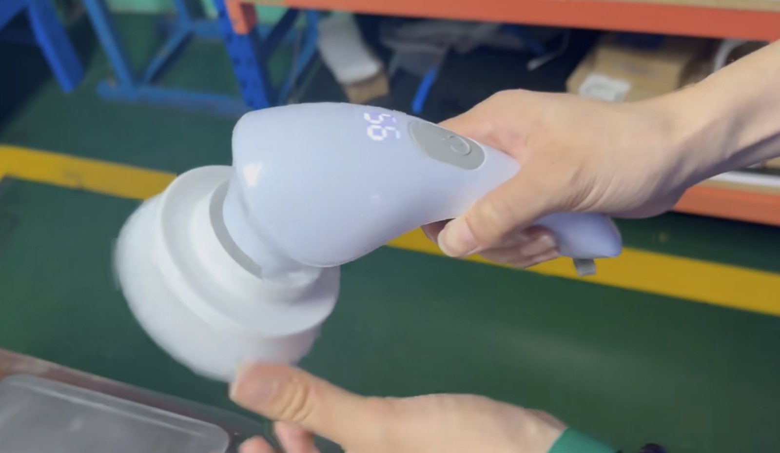 Electric scrubber sample