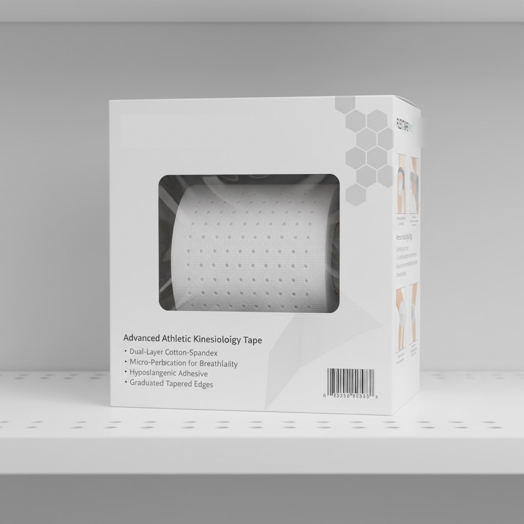 Concept retail packaging for the kinesiology tape