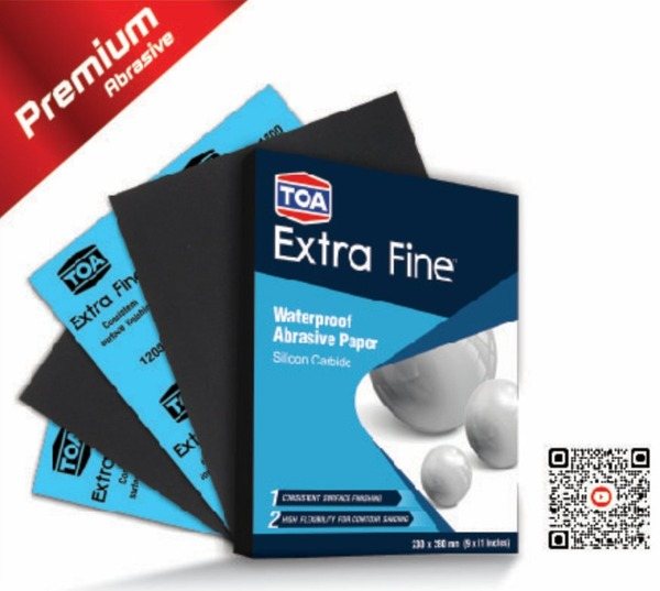 TOA Extra Fine abrasive paper